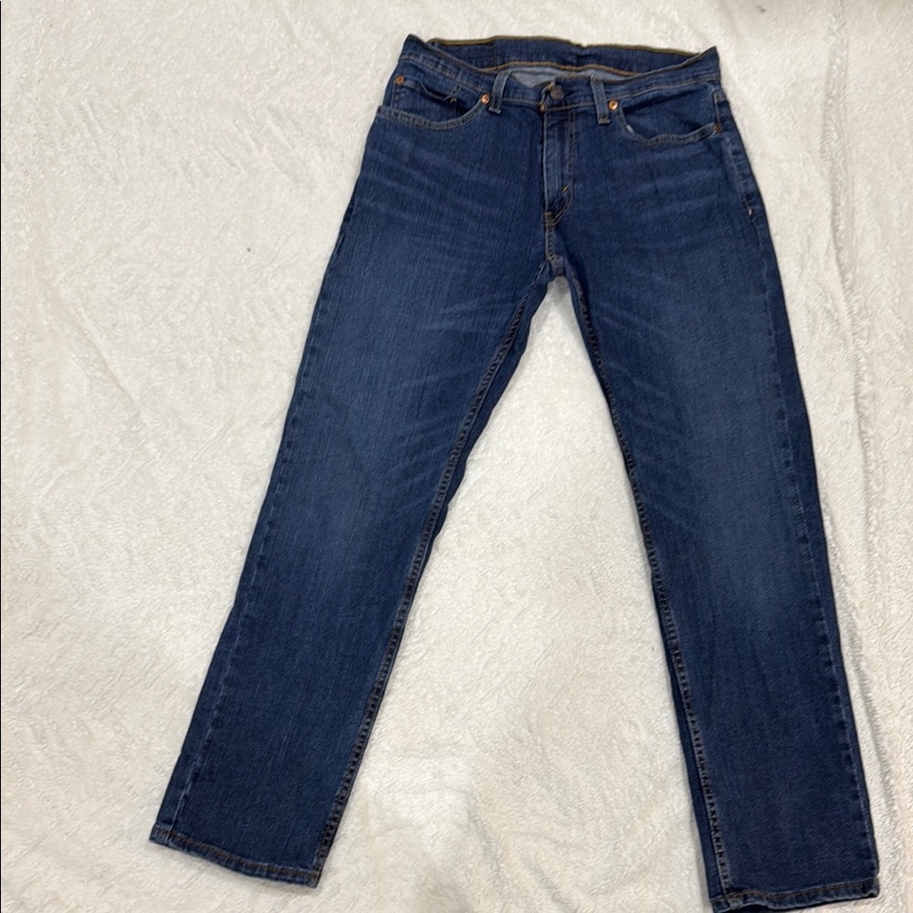Levi's Blue Straight Jeans with Classic Styling